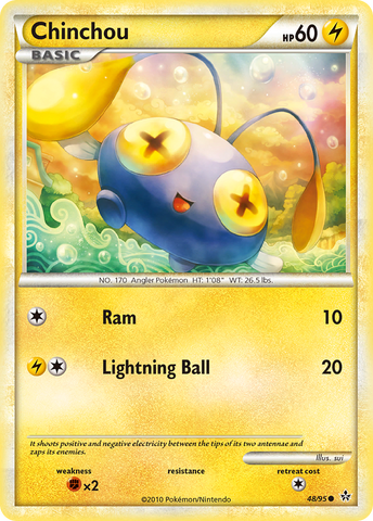 Chinchou (48/95) [HeartGold & SoulSilver: Unleashed] - The Mythic Store | 24h Order Processing