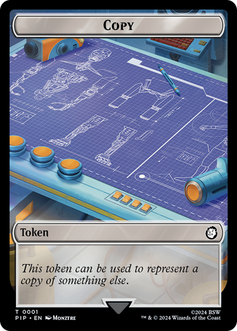 Copy // Junk Double-Sided Token [Fallout Tokens] - The Mythic Store | 24h Order Processing