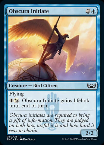 Obscura Initiate [Streets of New Capenna] - The Mythic Store | 24h Order Processing