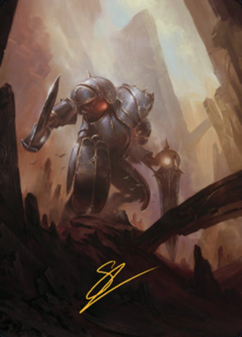 Mountain Art Card (Gold-Stamped Signature) [The Brothers' War Art Series] - The Mythic Store | 24h Order Processing