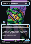 Donatello, the Brains (0085) (Borderless) (Surge Foil) [Teenage Mutant Ninja Turtles Commander] - The Mythic Store | 24h Order Processing
