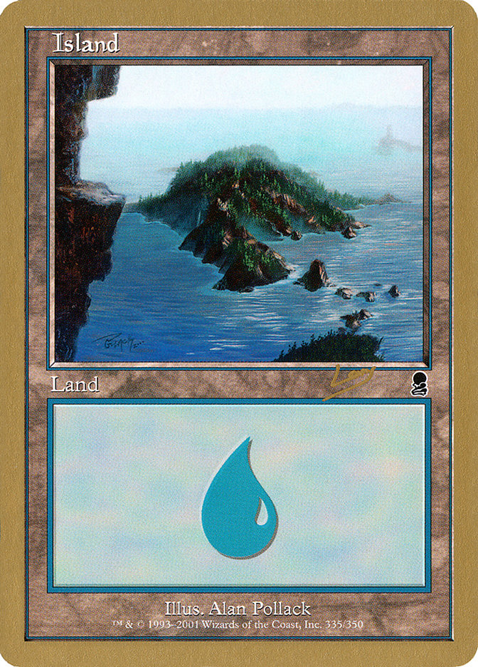Island (rl335) (Raphael Levy) [World Championship Decks 2002] - The Mythic Store | 24h Order Processing