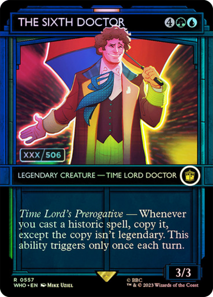 The Sixth Doctor (Serial Numbered) [Doctor Who] - The Mythic Store | 24h Order Processing