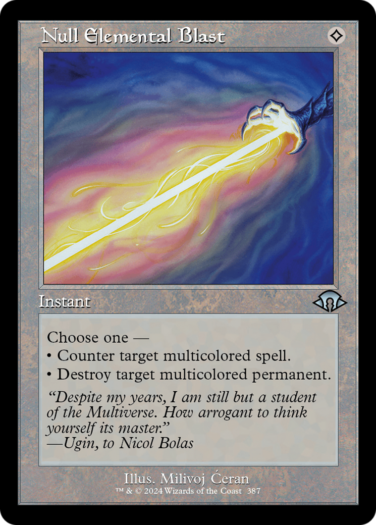 Null Elemental Blast (Retro) [Modern Horizons 3] - The Mythic Store | 24h Order Processing