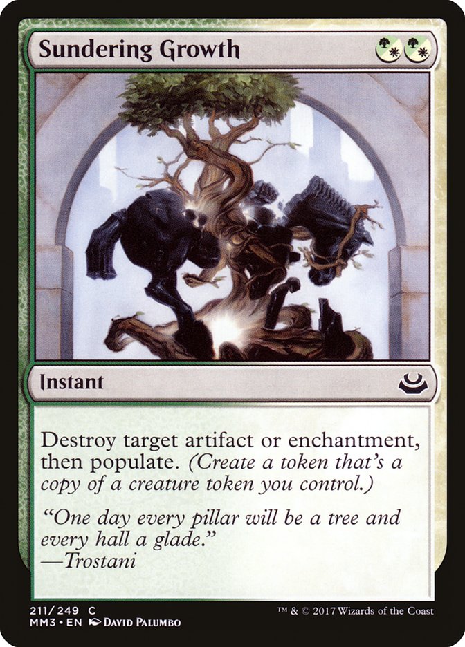 Sundering Growth [Modern Masters 2017] - The Mythic Store | 24h Order Processing