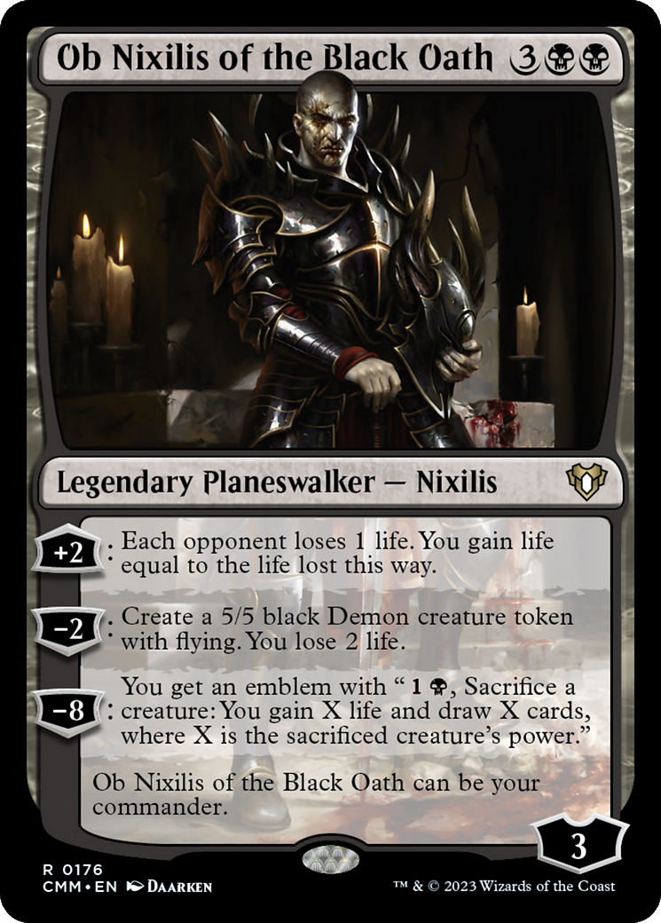 Ob Nixilis of the Black Oath [Commander Masters] - The Mythic Store | 24h Order Processing