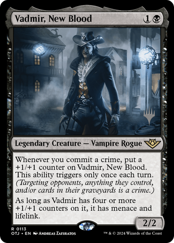 Vadmir, New Blood (Promo Pack) [Outlaws of Thunder Junction Promos] - The Mythic Store | 24h Order Processing