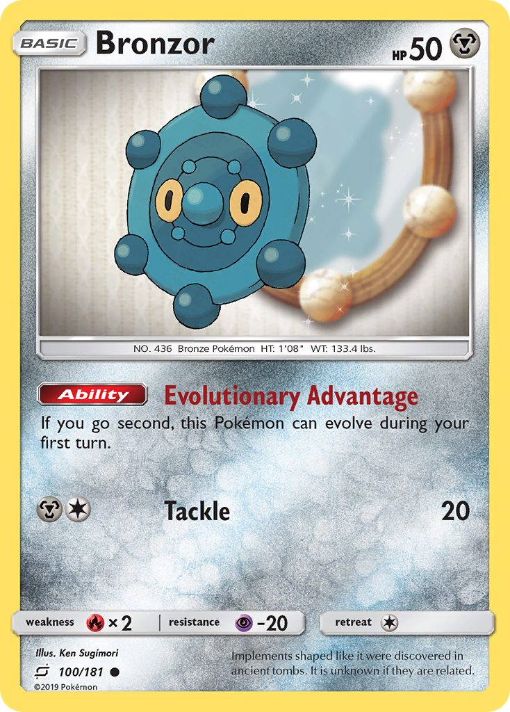 Bronzor (100/181) [Sun & Moon: Team Up] - The Mythic Store | 24h Order Processing