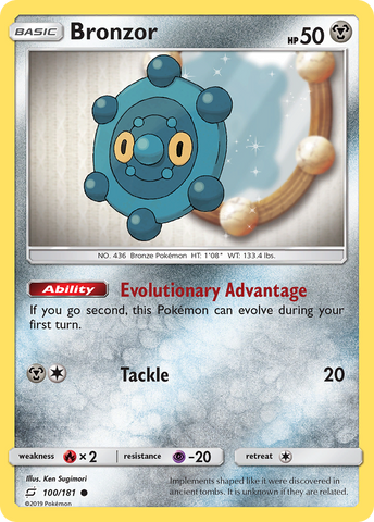 Bronzor (100/181) [Sun & Moon: Team Up] - The Mythic Store | 24h Order Processing