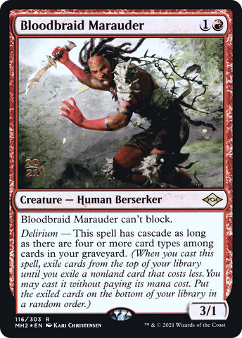 Bloodbraid Marauder [Modern Horizons 2 Prerelease Promos] - The Mythic Store | 24h Order Processing