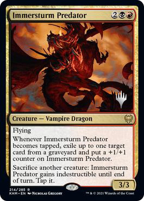 Immersturm Predator (Promo Pack) [Kaldheim Promos] - The Mythic Store | 24h Order Processing