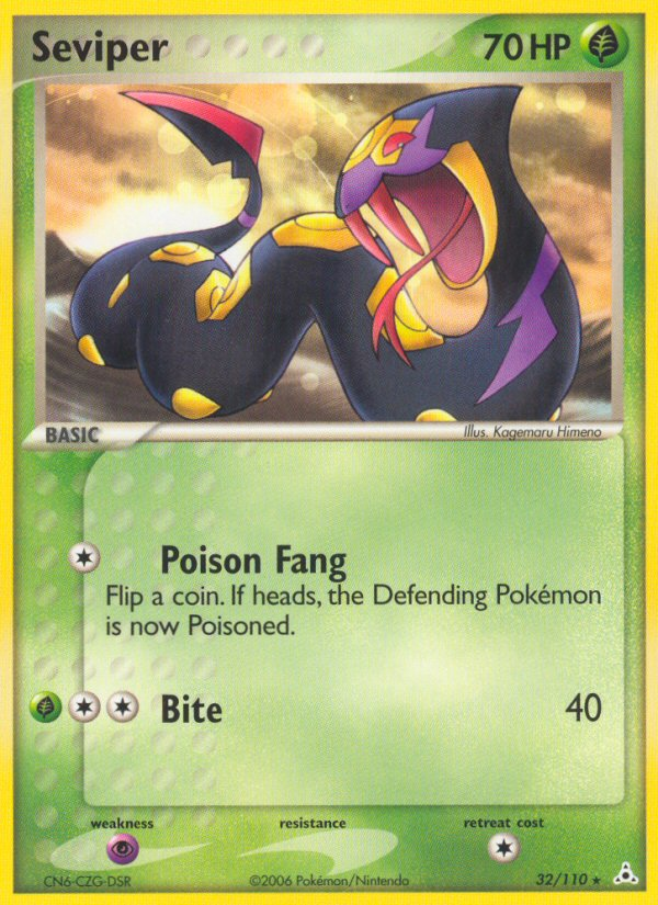 Seviper (32/110) [EX: Holon Phantoms] - The Mythic Store | 24h Order Processing