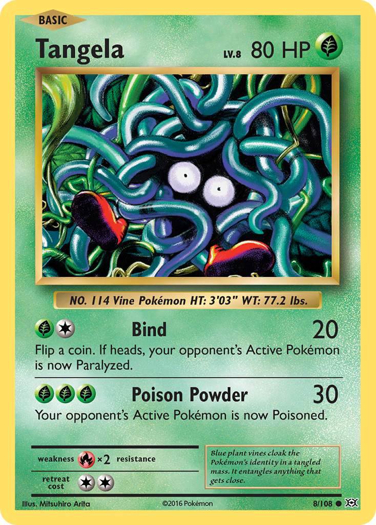 Tangela (8/108) [XY: Evolutions] - The Mythic Store | 24h Order Processing
