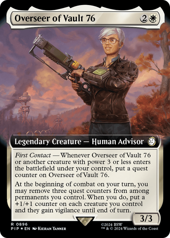 Overseer of Vault 76 (Extended Art) (Surge Foil) [Fallout] - The Mythic Store | 24h Order Processing