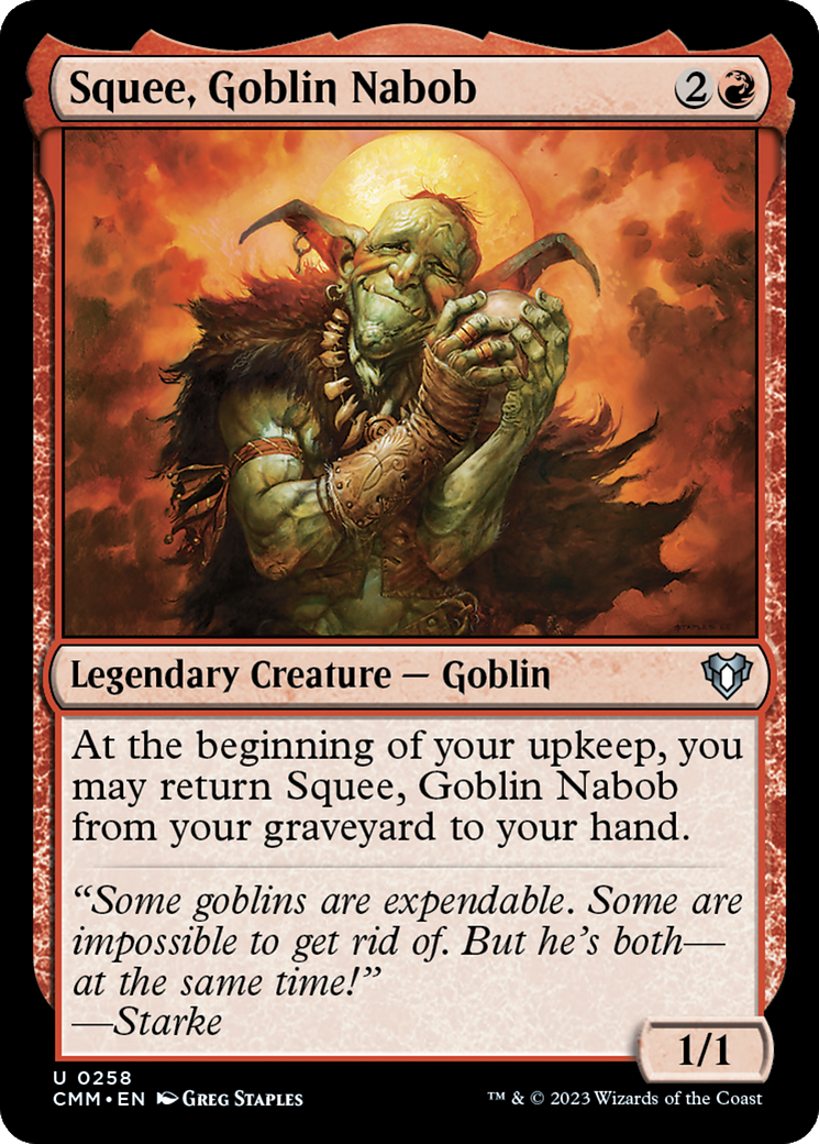 Squee, Goblin Nabob [Commander Masters] - The Mythic Store | 24h Order Processing