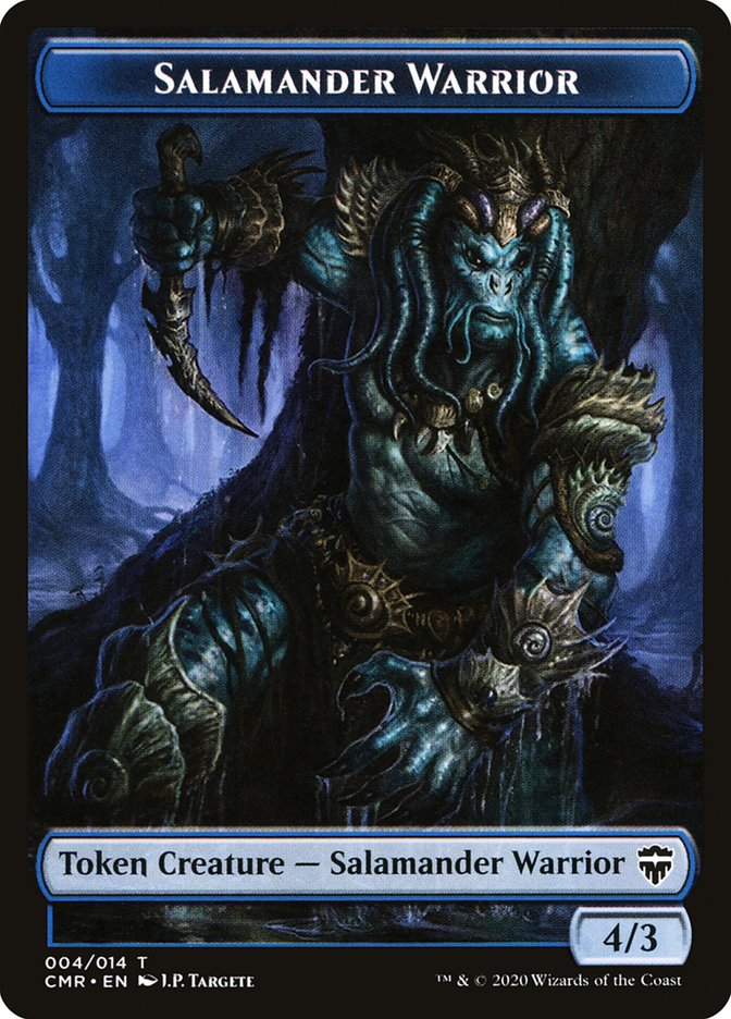 Copy (013) // Salamander Warrior Double-Sided Token [Commander Legends Tokens] - The Mythic Store | 24h Order Processing