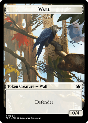 Wall Token [Bloomburrow Tokens] - The Mythic Store | 24h Order Processing