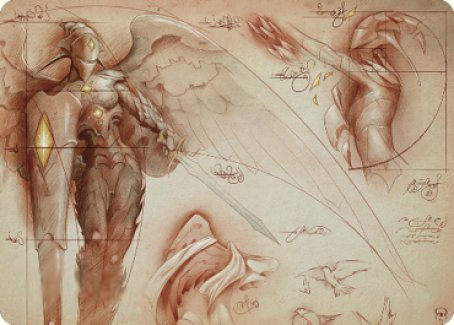 Platinum Angel Art Card [The Brothers' War Art Series] - The Mythic Store | 24h Order Processing