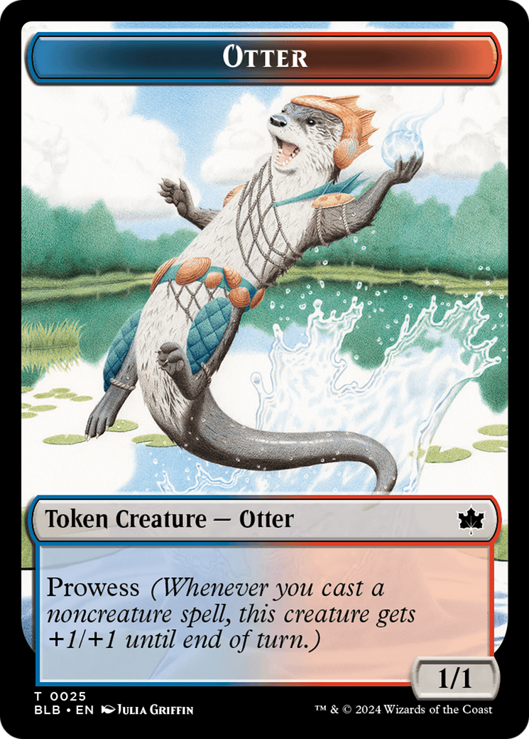 Otter // Copy Double-Sided Token [Bloomburrow Tokens] - The Mythic Store | 24h Order Processing