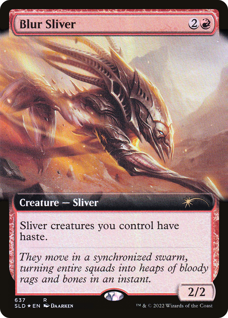 Blur Sliver (Extended Art) [Secret Lair Drop Promos] - The Mythic Store | 24h Order Processing