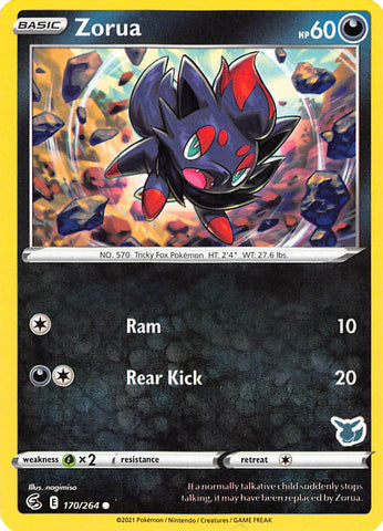 Zorua (170/264) (Eevee Deck) [Battle Academy 2022] - The Mythic Store | 24h Order Processing