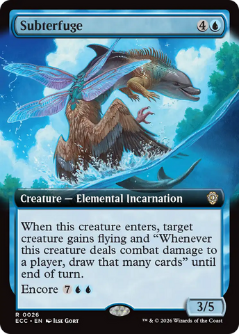 Subterfuge (Extended Art) [Lorwyn Eclipsed Commander] - The Mythic Store | 24h Order Processing