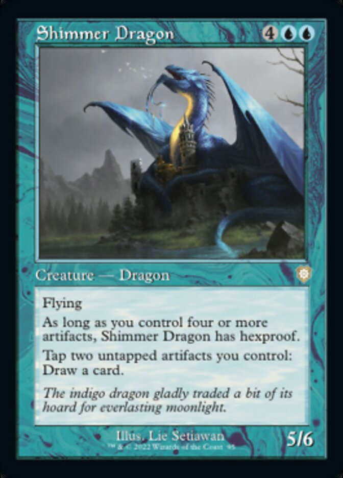 Shimmer Dragon (Retro) [The Brothers' War Commander] - The Mythic Store | 24h Order Processing