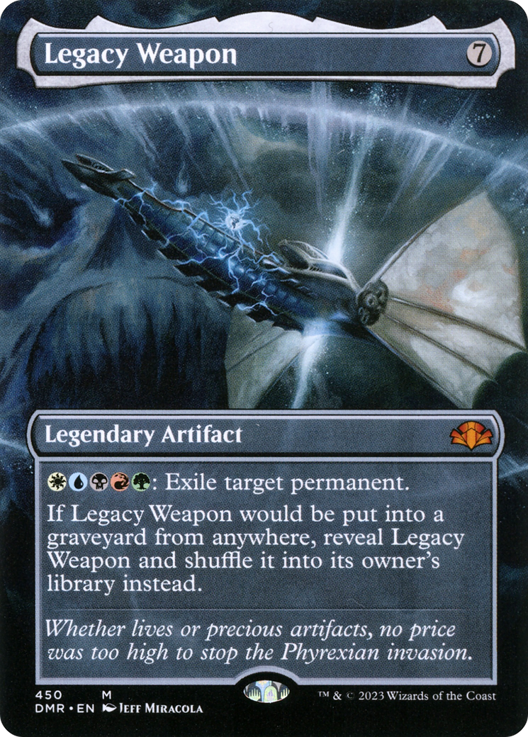 Legacy Weapon (Borderless Alternate Art) [Dominaria Remastered] - The Mythic Store | 24h Order Processing