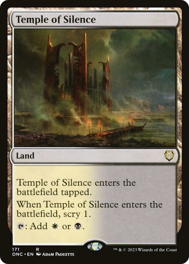 Temple of Silence [Phyrexia: All Will Be One Commander] - The Mythic Store | 24h Order Processing