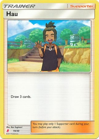 Hau (19/30) [Sun & Moon: Trainer Kit - Lycanroc] - The Mythic Store | 24h Order Processing
