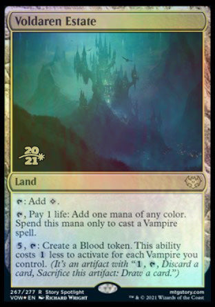 Voldaren Estate [Innistrad: Crimson Vow Prerelease Promos] - The Mythic Store | 24h Order Processing