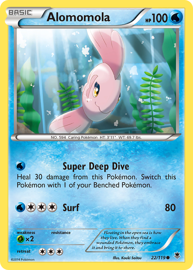 Alomomola (22/119) [XY: Phantom Forces] - The Mythic Store | 24h Order Processing