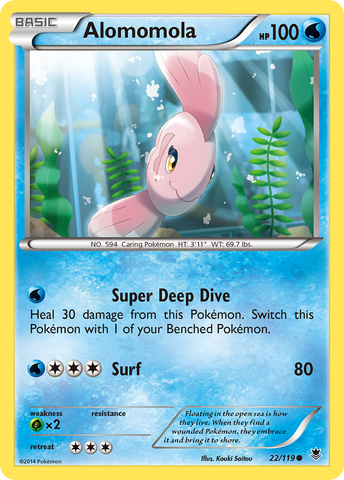 Alomomola (22/119) [XY: Phantom Forces] - The Mythic Store | 24h Order Processing