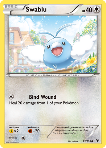 Swablu (73/108) [XY: Roaring Skies] - The Mythic Store | 24h Order Processing