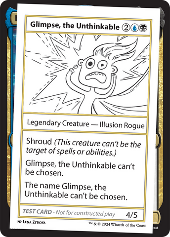 Glimpse, the Unthinkable [Mystery Booster 2 Playtest Cards] - The Mythic Store | 24h Order Processing