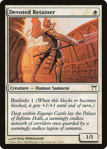 Devoted Retainer [Champions of Kamigawa] - The Mythic Store | 24h Order Processing