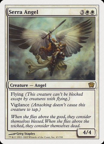 Serra Angel (9th Edition) [Oversize Cards] - The Mythic Store | 24h Order Processing