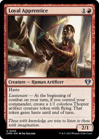 Loyal Apprentice [Commander Masters] - The Mythic Store | 24h Order Processing