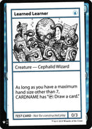 Learned Learner [Mystery Booster Playtest Cards] - The Mythic Store | 24h Order Processing