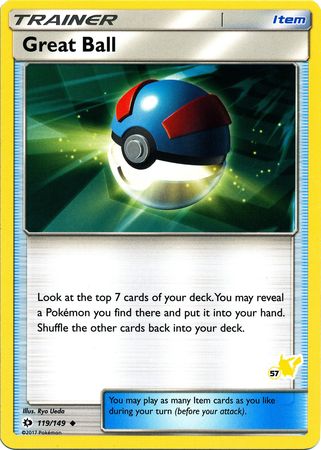 Great Ball (119/149) (Pikachu Stamp #57) [Battle Academy 2020] - The Mythic Store | 24h Order Processing