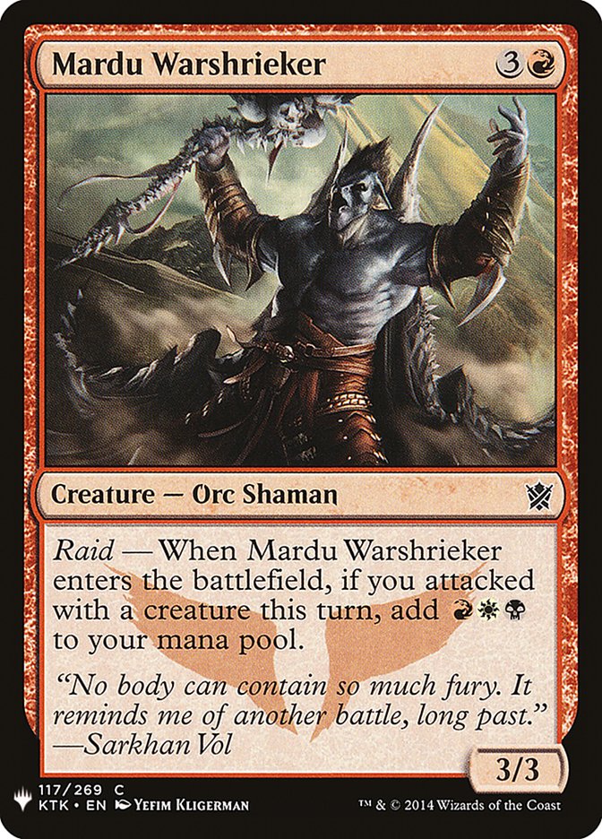 Mardu Warshrieker [Mystery Booster] - The Mythic Store | 24h Order Processing
