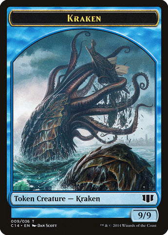 Kraken // Zombie (011/036) Double-Sided Token [Commander 2014 Tokens] - The Mythic Store | 24h Order Processing