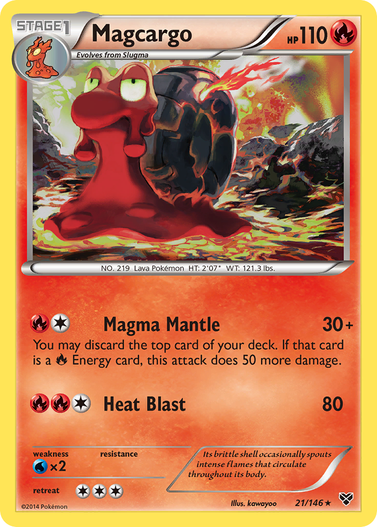 Magcargo (21/146) [XY: Base Set] - The Mythic Store | 24h Order Processing