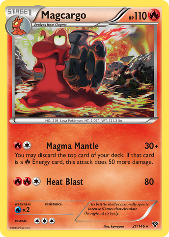 Magcargo (21/146) [XY: Base Set] - The Mythic Store | 24h Order Processing