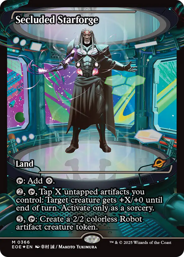 Secluded Starforge (Showcase) [Edge of Eternities] - The Mythic Store | 24h Order Processing