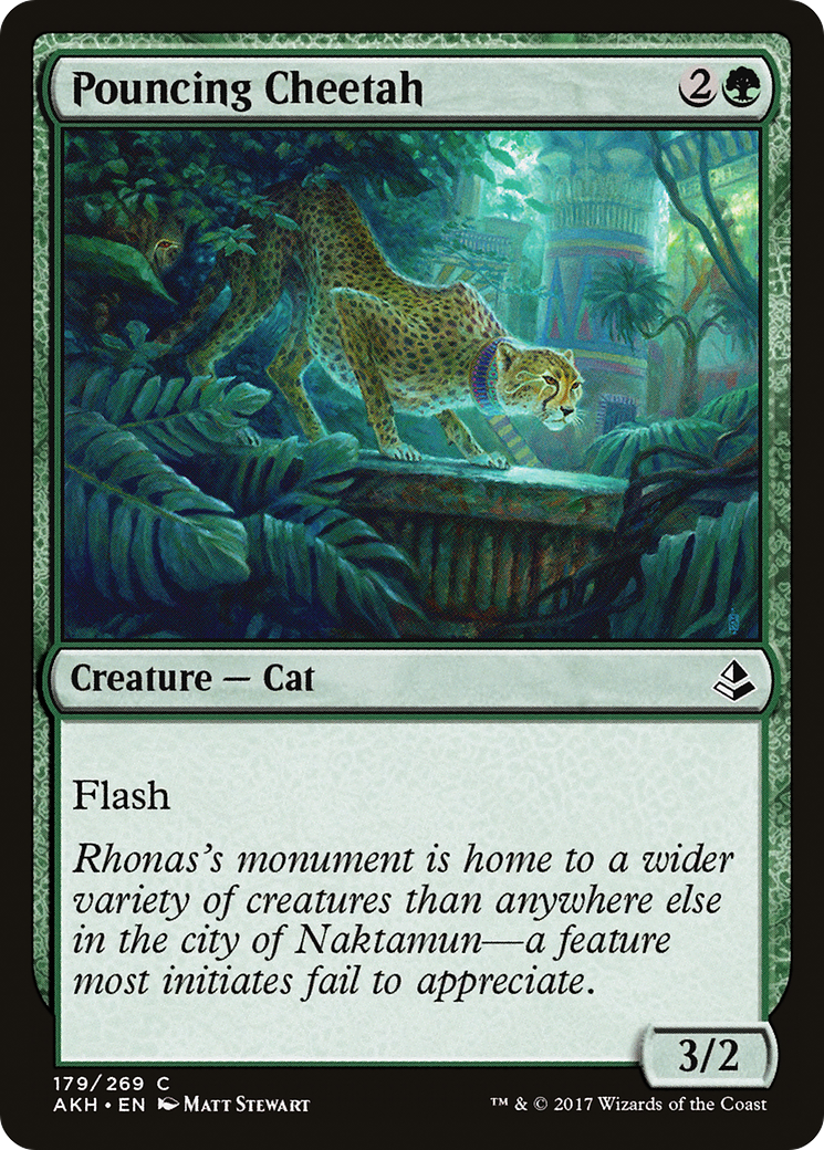 Pouncing Cheetah [Amonkhet] - The Mythic Store | 24h Order Processing