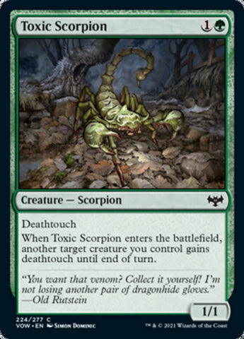 Toxic Scorpion [Innistrad: Crimson Vow] - The Mythic Store | 24h Order Processing