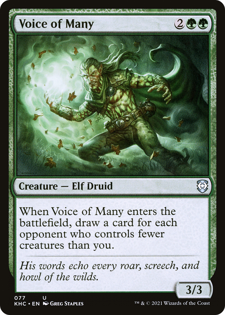 Voice of Many [Kaldheim Commander] - The Mythic Store | 24h Order Processing