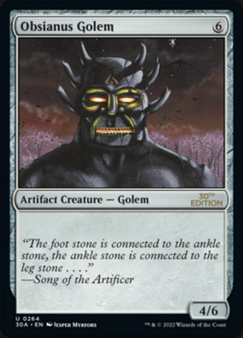 Obsianus Golem [30th Anniversary Edition] - The Mythic Store | 24h Order Processing