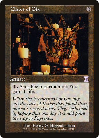 Claws of Gix [Time Spiral Timeshifted] - The Mythic Store | 24h Order Processing